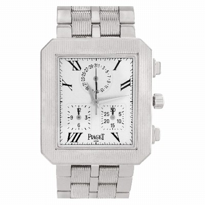Piaget 14254 M601D Protocol Quartz Male 18k White Gold