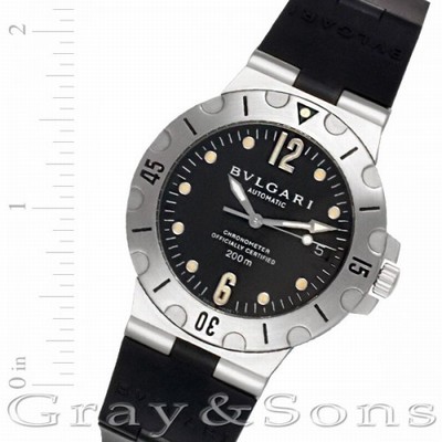 Bvlgari SD 38 S Scuba Automatic Male Stainless Steel