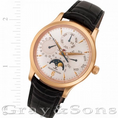 Jaeger LeCoultre 140.2.80 Master Control Automatic Male 18k Pink Gold