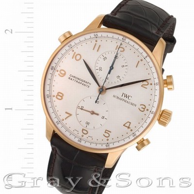 IWC 3712 Portuguese Manual Male 18k rose gold