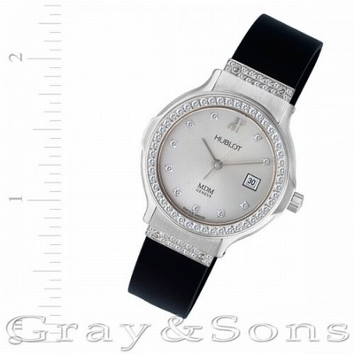 Hublot 13911.5.054 M D M Quartz Female Stainless Steel