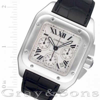 Cartier WX20090X8 Santos 100 Automatic Male Stainless Steel