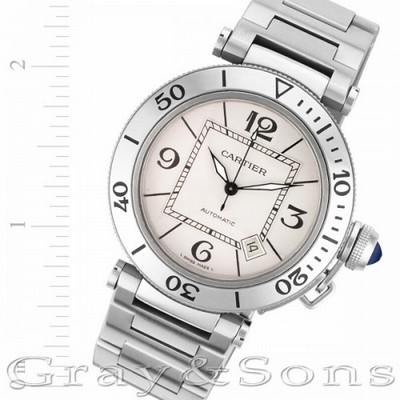 Cartier W31077M7 Pasha Seatimer Automatic Male Stainless Steel