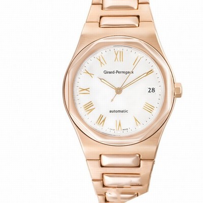 Girard Perregaux 8010 Laureato Automatic Male 18k rose gold