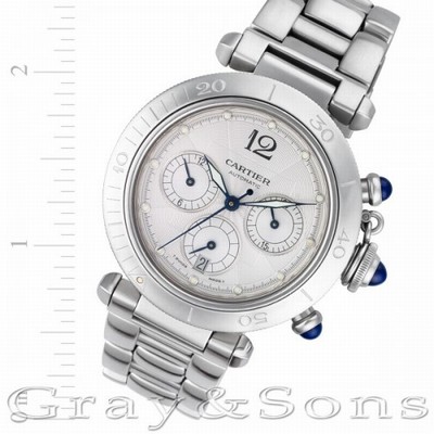 Cartier w31030h3 Pasha Chronograph Automatic Male Stainless Steel