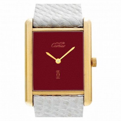 Cartier Cartier 2582 Tank Manual Unisex Vermeil