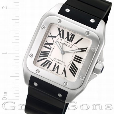 Cartier W20121U2 Santos 100 Automatic Male Stainless Steel