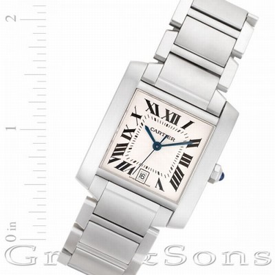Cartier w51002Q3 Tank Francaise Automatic Male Stainless Steel