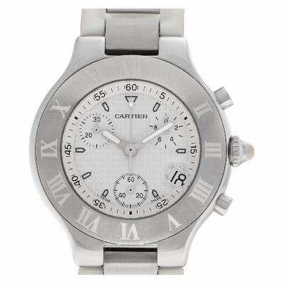 Cartier W10184U2 Chronoscaph 21 Quartz Unisex Stainless Steel