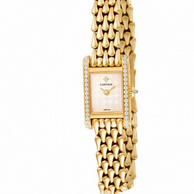 Cartier 1360.1 Tank Quartz Female 18k yellow gold