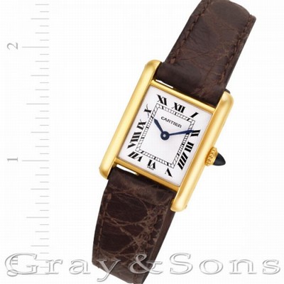 Cartier 780876359 Tank Manual Female 18k yellow gold