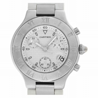 Cartier w10184U2 Chronoscaph 21 Quartz Unisex Stainless Steel