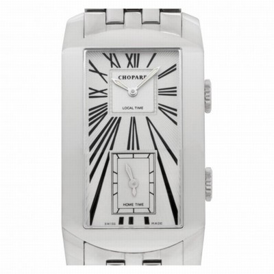Chopard 162274-1001 Dual Time Automatic Male 18k White Gold