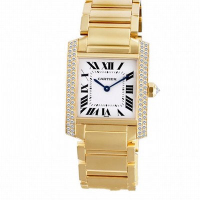 Cartier CRWE1001R8 Tank Francaise Quartz Unisex 18k yellow gold