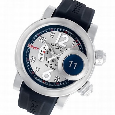 Graham 2SWASGMT.S01A Alarm GMT Automatic Male Stainless Steel