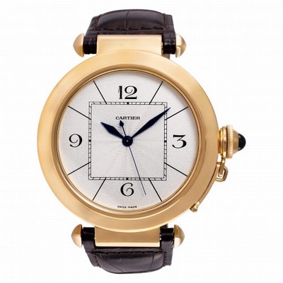 Cartier W3019051 Pasha 42mm Automatic Male 18k rose gold