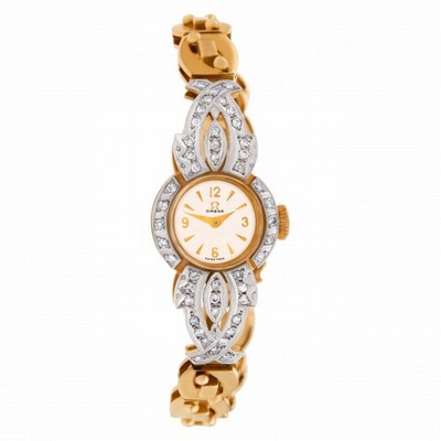 Omega Omega 4177 Classic Manual Female 18k yellow gold