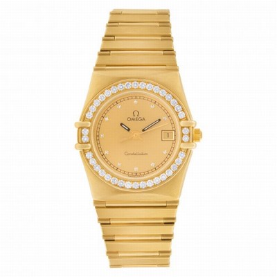 Omega Omega 3061 Constellation Quartz Female 18k yellow gold