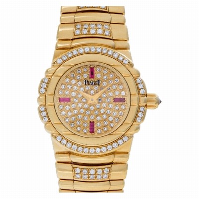 Piaget 16035 M 404 D Tanagra Quartz Female 18k Yellow Gold