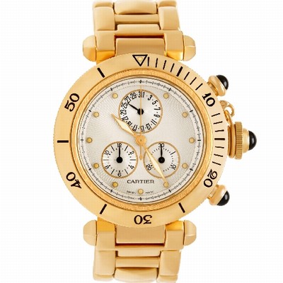 Cartier 1353 Pasha Quartz Unisex 18k yellow gold