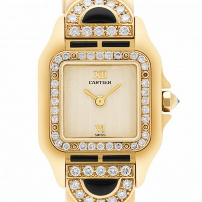 Cartier Art Deco Panthere Quartz Female 18k yellow gold