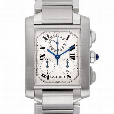 Cartier W51001Q3 Tank Francaise Quartz Male Stainless Steel