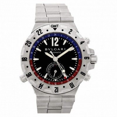 Bvlgari GMT 40 S Diagono Automatic Male Stainless Steel