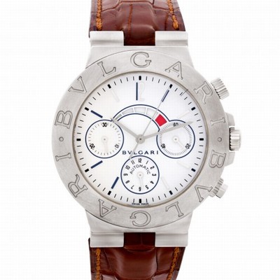 Bvlgari CHW 40GAM Diagono Automatic Male 18k White Gold