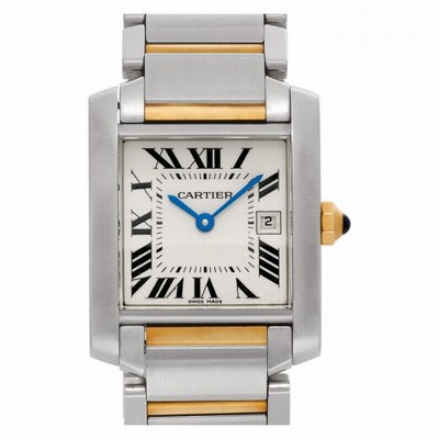 Cartier W51012Q4 Tank Francaise Quartz Female Stainless Steel