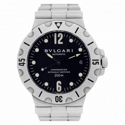 Bvlgari SD38 S Diagono Automatic Unisex Stainless Steel
