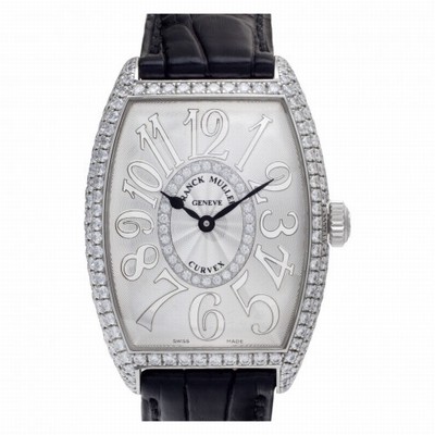 Franck Muller 2852 QZ D CD 1R Curvex Quartz Unisex 18k White Gold