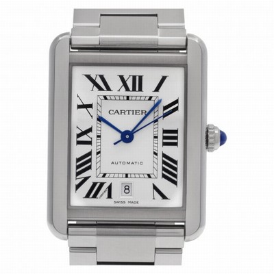 Cartier W520028 Tank Automatic Male Stainless Steel