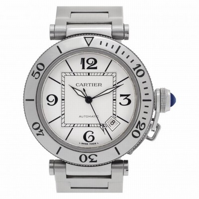 Cartier W31080M7 Pasha Automatic Male Stainless Steel