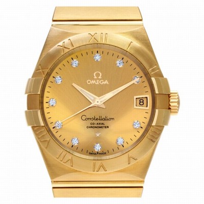 Omega 123.50.38.21.58.001 Constellation Automatic Male 18k yellow gold