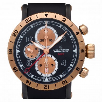 Chronoswiss CH-7535RGST Timemaster GMT Automatic Male PVD steel