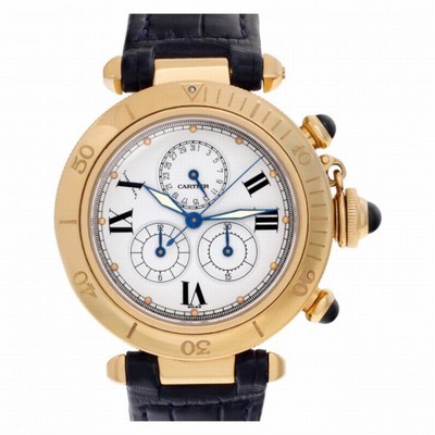 Cartier 1353 Pasha Quartz Unisex 18k Yellow Gold