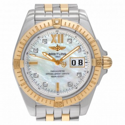 Breitling C49350 Galactic Automatic Male 18k rose gold & stainless steel