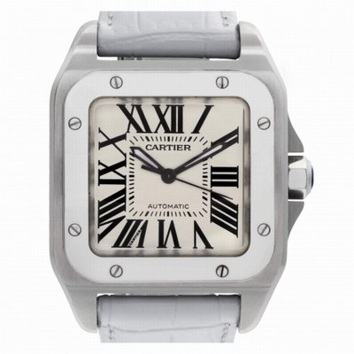 Cartier W20126X8 Santos 100 Automatic Unisex Stainless Steel