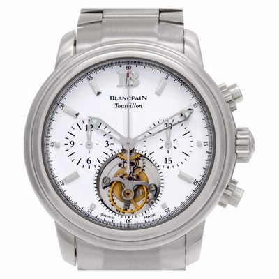 Blancpain Tourbillon Leman Automatic Male 18k White Gold