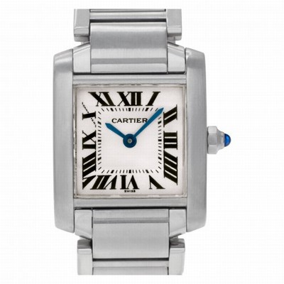 Cartier w51008q3 Tank Francaise Quartz Female Stainless Steel