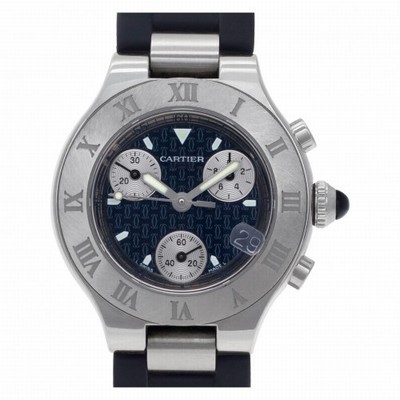 Cartier w10198U2 Chronoscaph 21 Quartz Female Stainless Steel