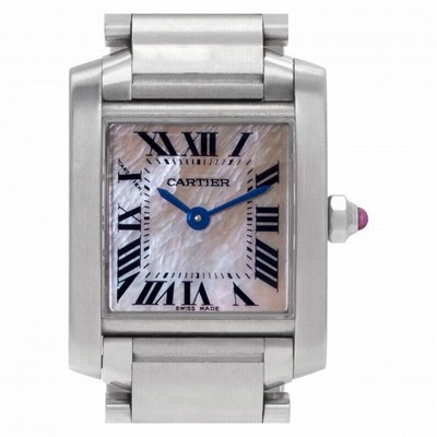 Cartier W51028Q3 Tank Francaise Quartz Female Stainless Steel