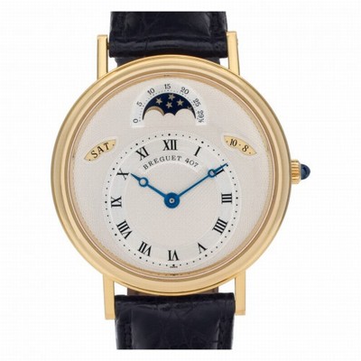 Breguet 3337ba/1e/986 Quantieme Automatic Male 18k yellow gold