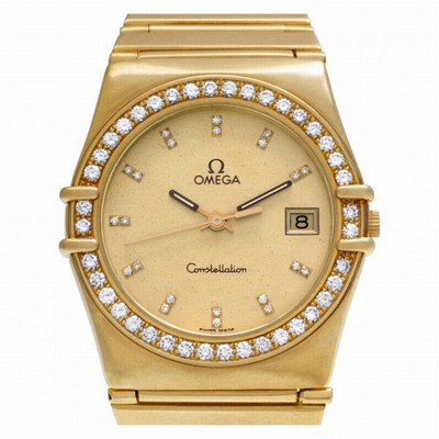 Omega 4961080 Constellation Quartz Unisex 18k yellow gold
