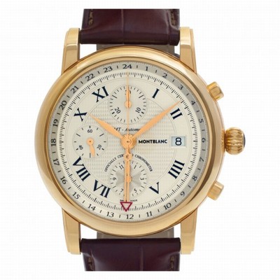 MontBlanc 102345 Star GMT Automatic Male 18k Yellow Gold