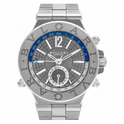 Bvlgari DG 40 S GMT Diagono Automatic Male Stainless Steel