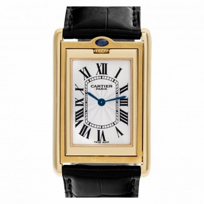 Cartier 2499D Basculante Manual Unisex 18k yellow gold