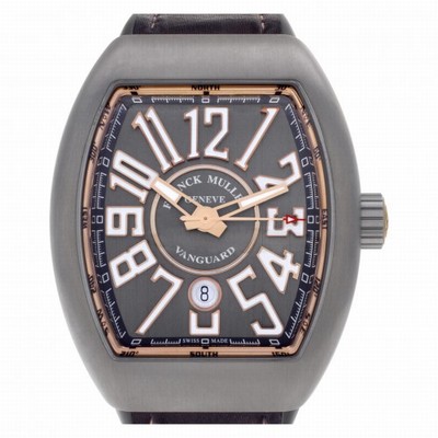 Franck Muller V45 SC DT TT BR 5N Vanguard Automatic Male 18k rose gold & titanium