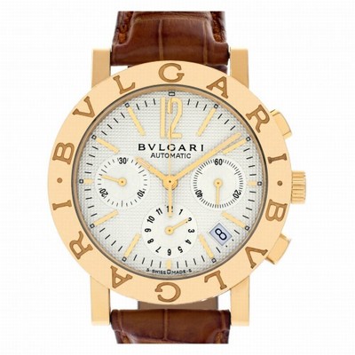 Bvlgari BB38GLCH Diagono Automatic Unisex 18k yellow gold