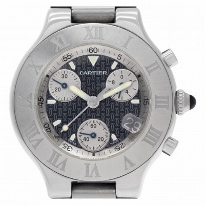 Cartier W10125U2 Chronoscaph 21 Quartz Unisex Stainless Steel